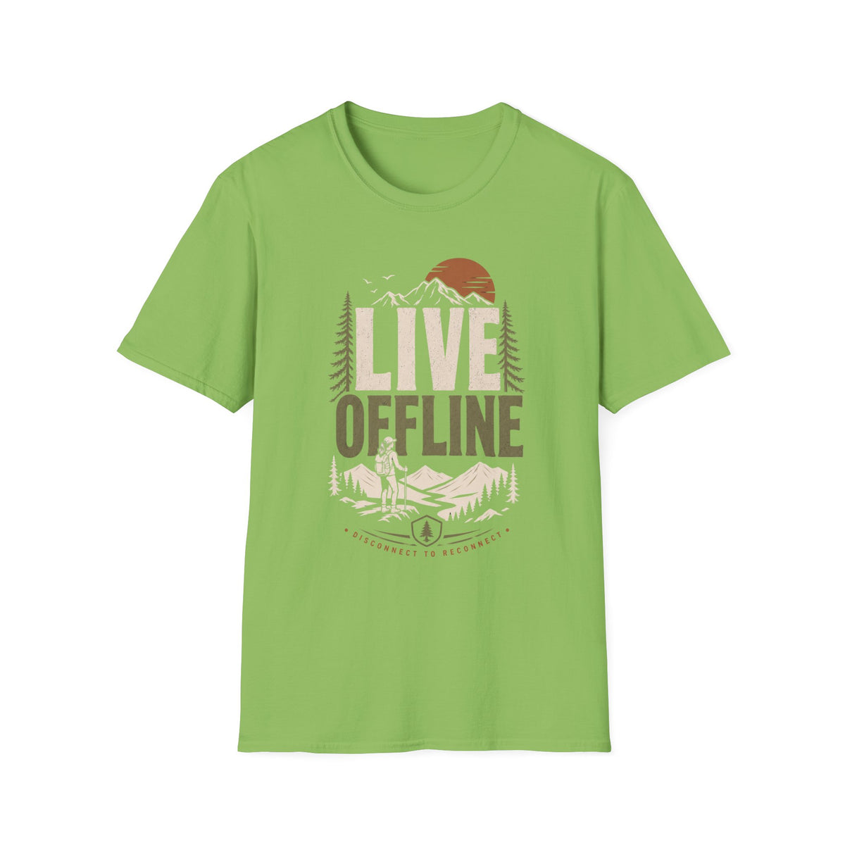 Live Offline Girl T-Shirt