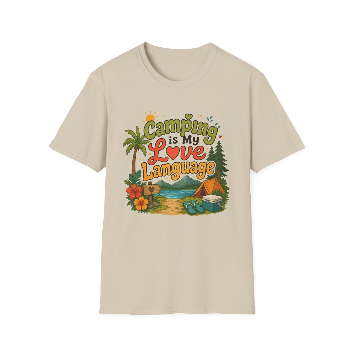 Camping Love Language T-Shirt