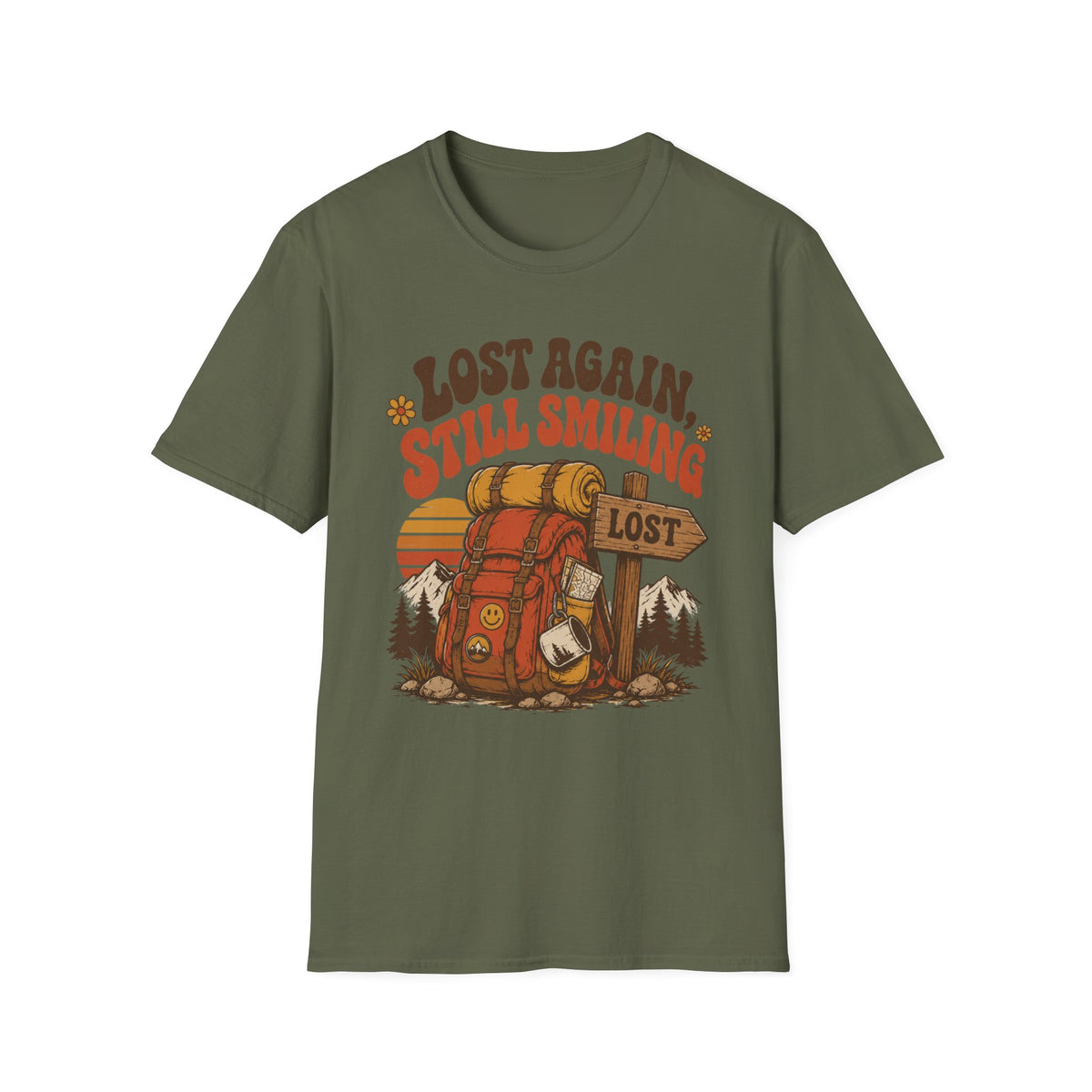 Lost Again Smiling T-Shirt