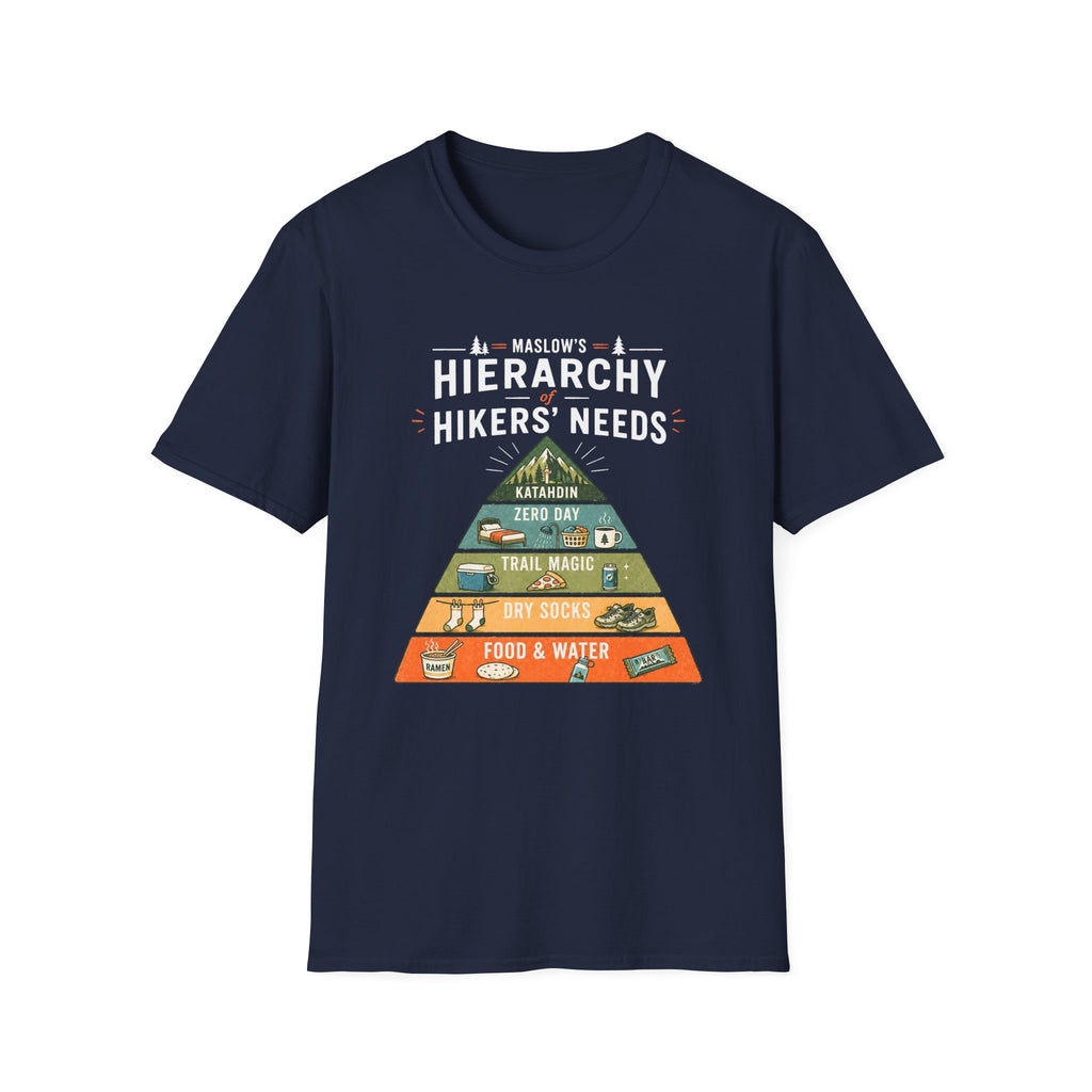 Maslows Hiker Needs T-Shirt