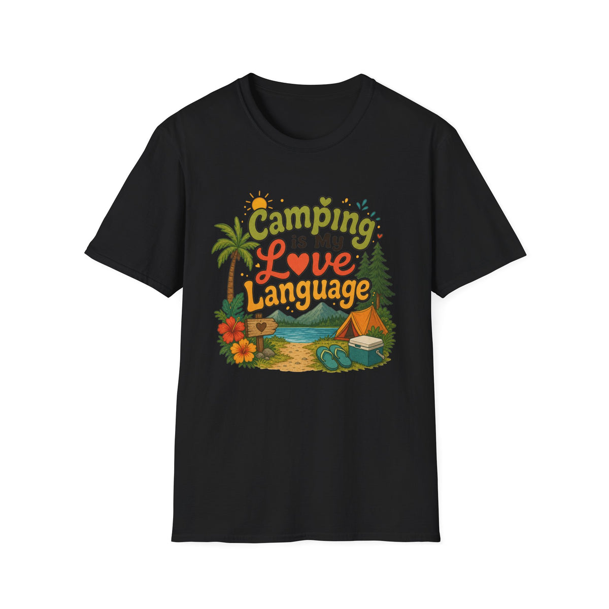 Camping Love Language T-Shirt