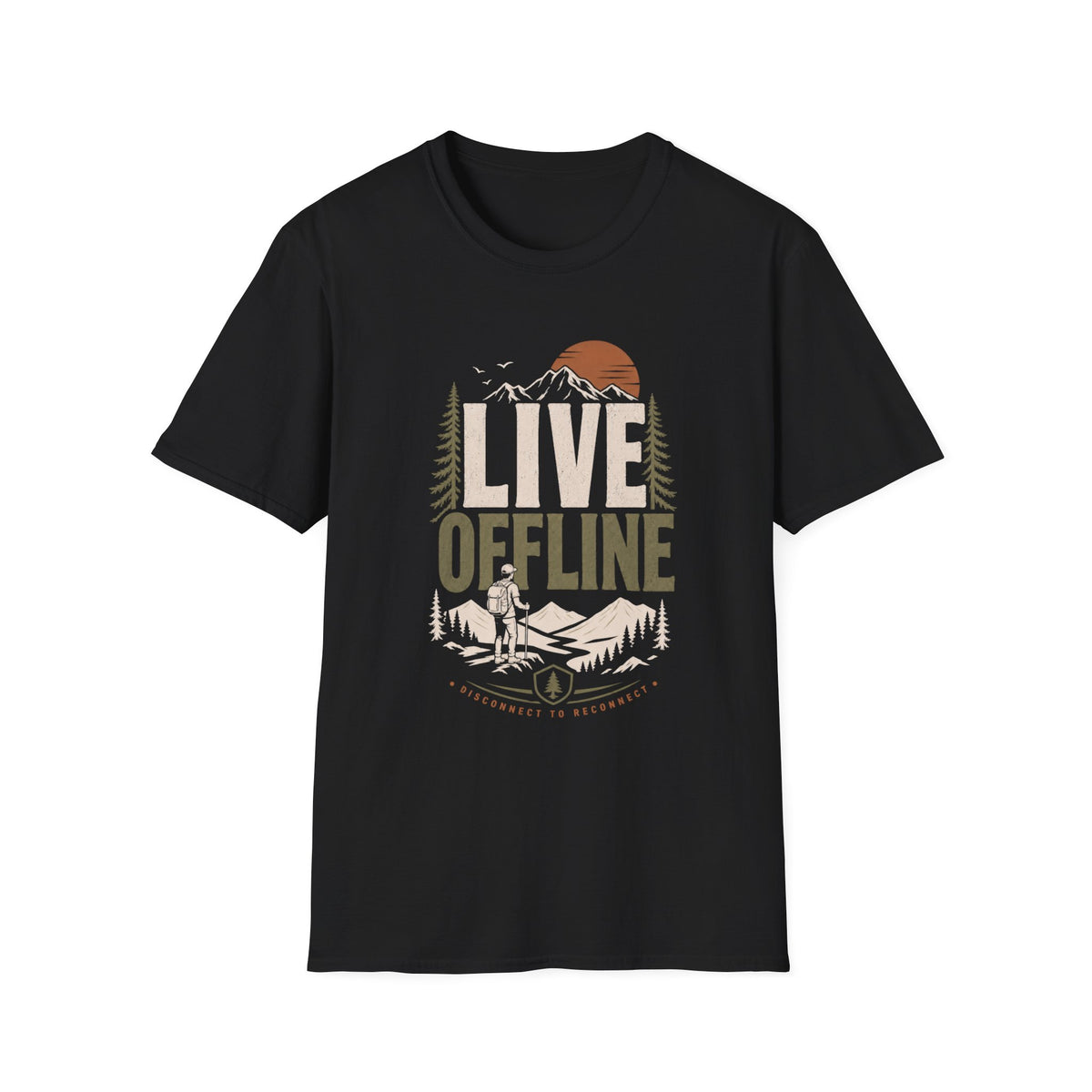 Live Offline Guy T-Shirt
