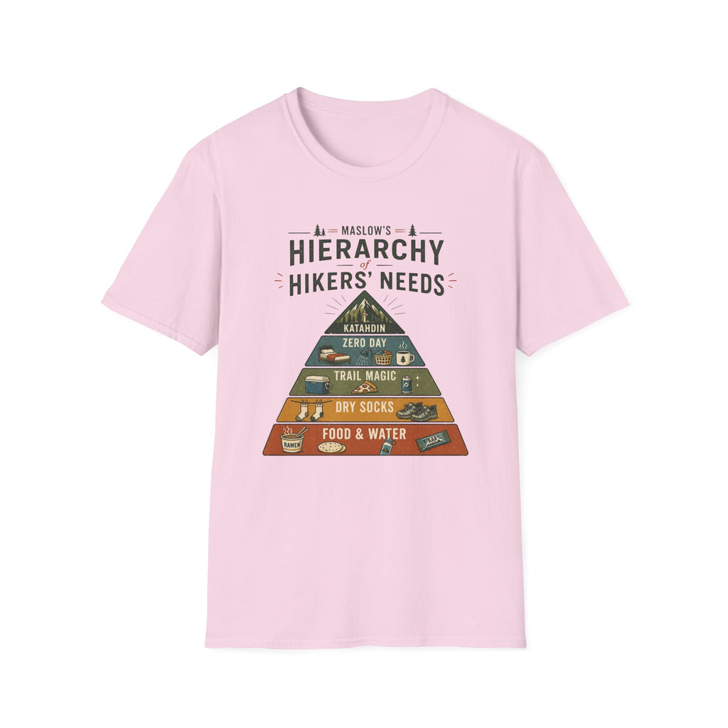 Maslows Hiker Needs T-Shirt
