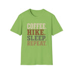 Coffee Hike Sleep Repeat T-Shirt