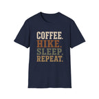 Coffee Hike Sleep Repeat T-Shirt