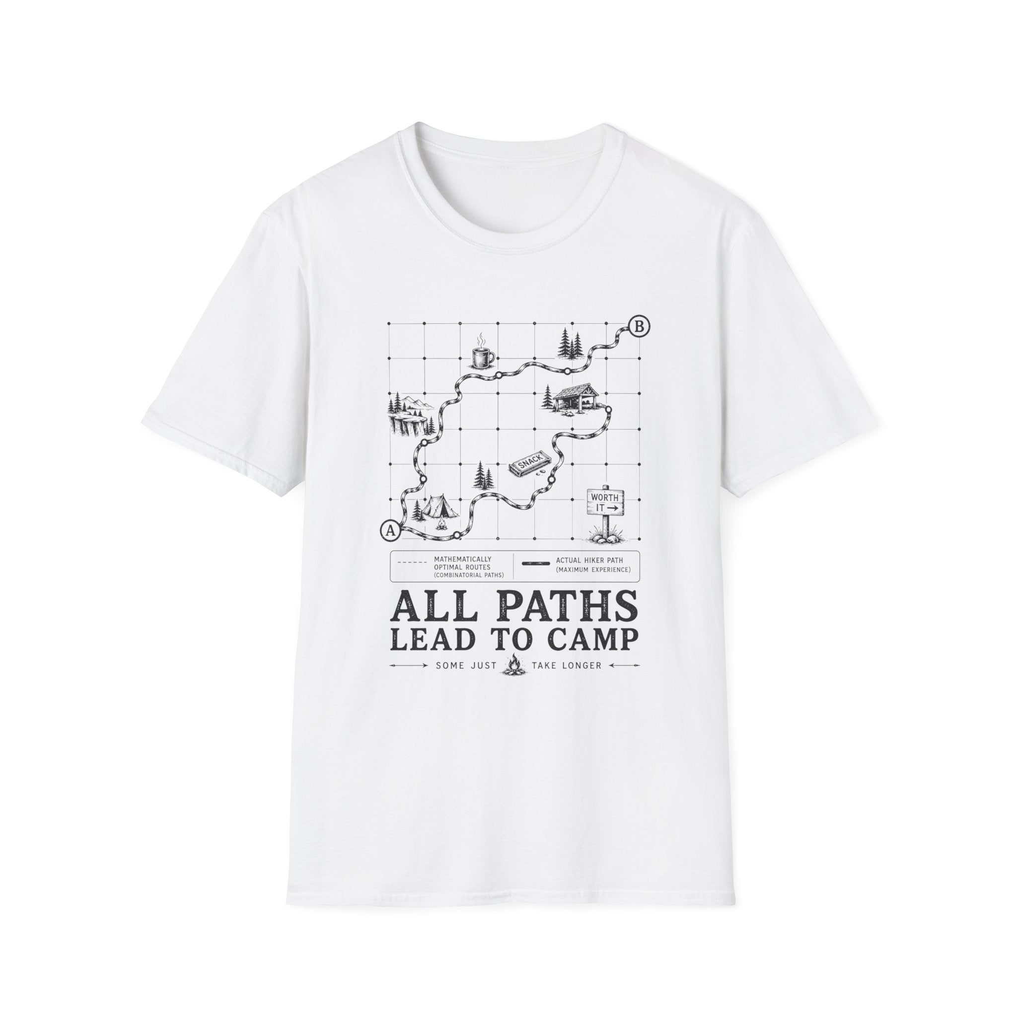 All Paths Lead to Camp T-Shirt