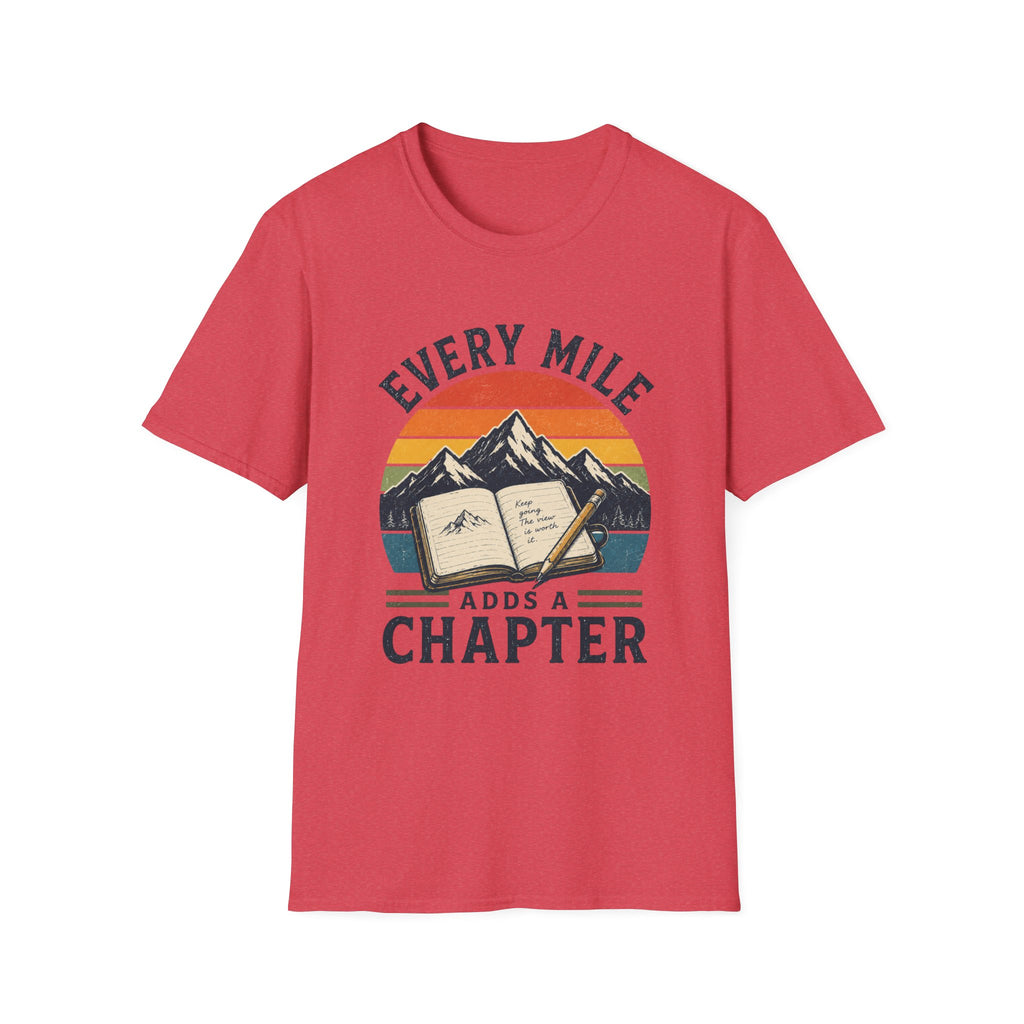 Every Mile Adds a Chapter Journal T-Shirt