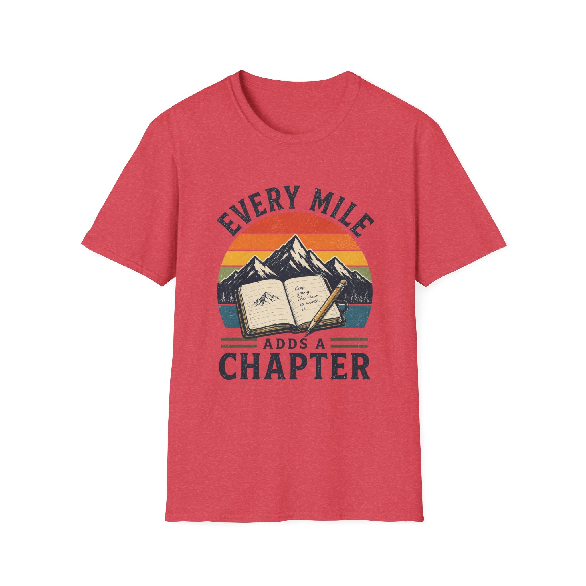 Every Mile Adds a Chapter Journal T-Shirt