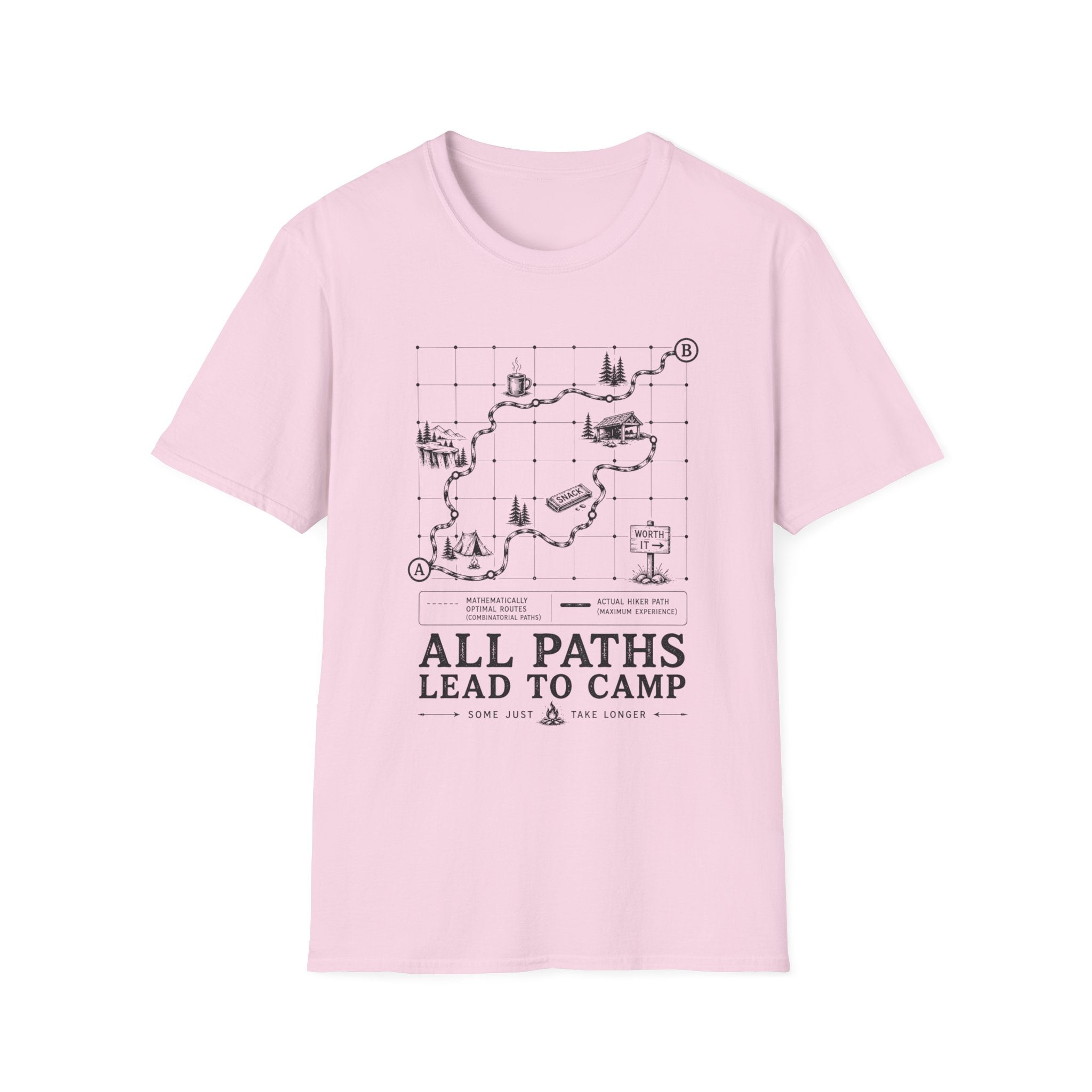 All Paths Lead to Camp T-Shirt
