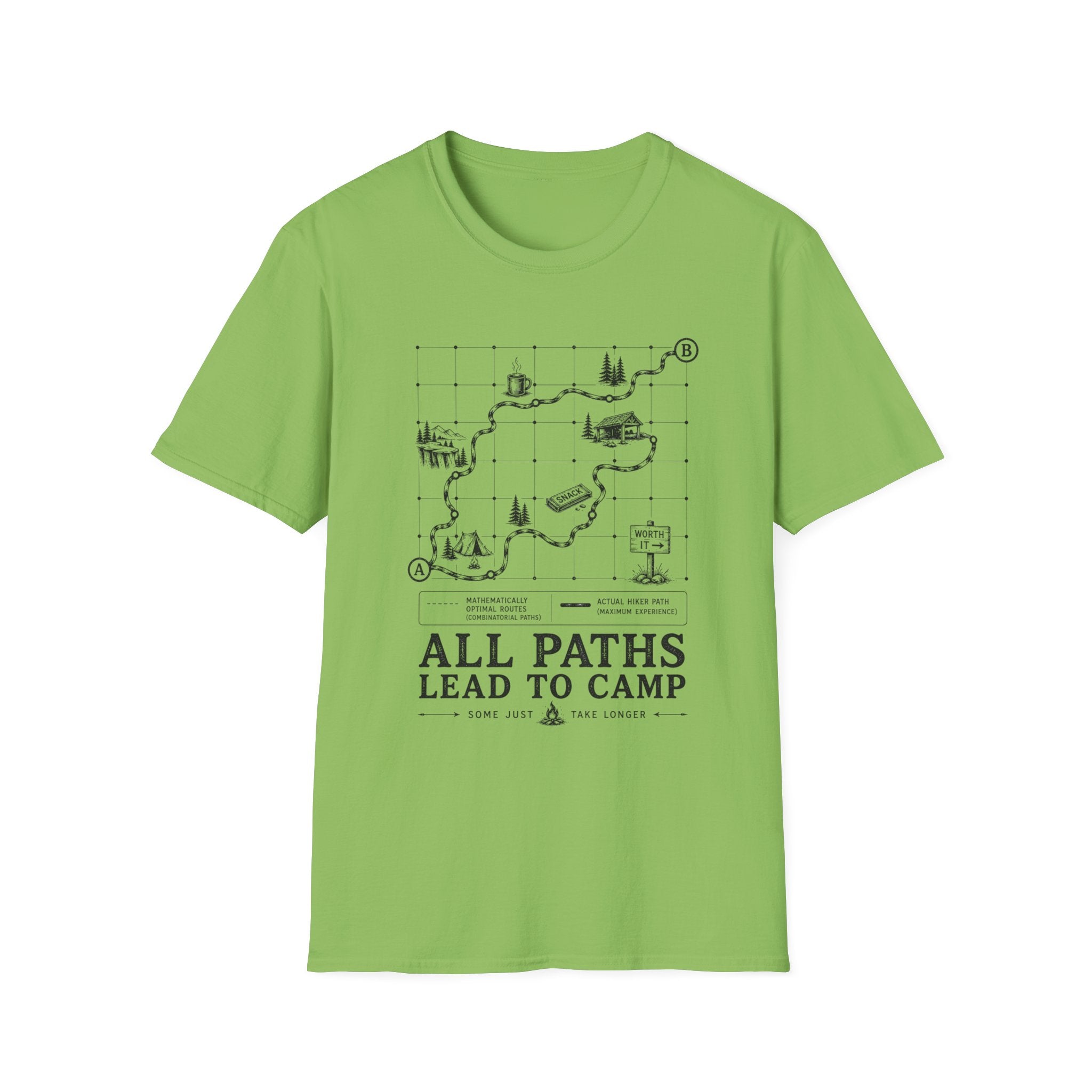All Paths Lead to Camp T-Shirt