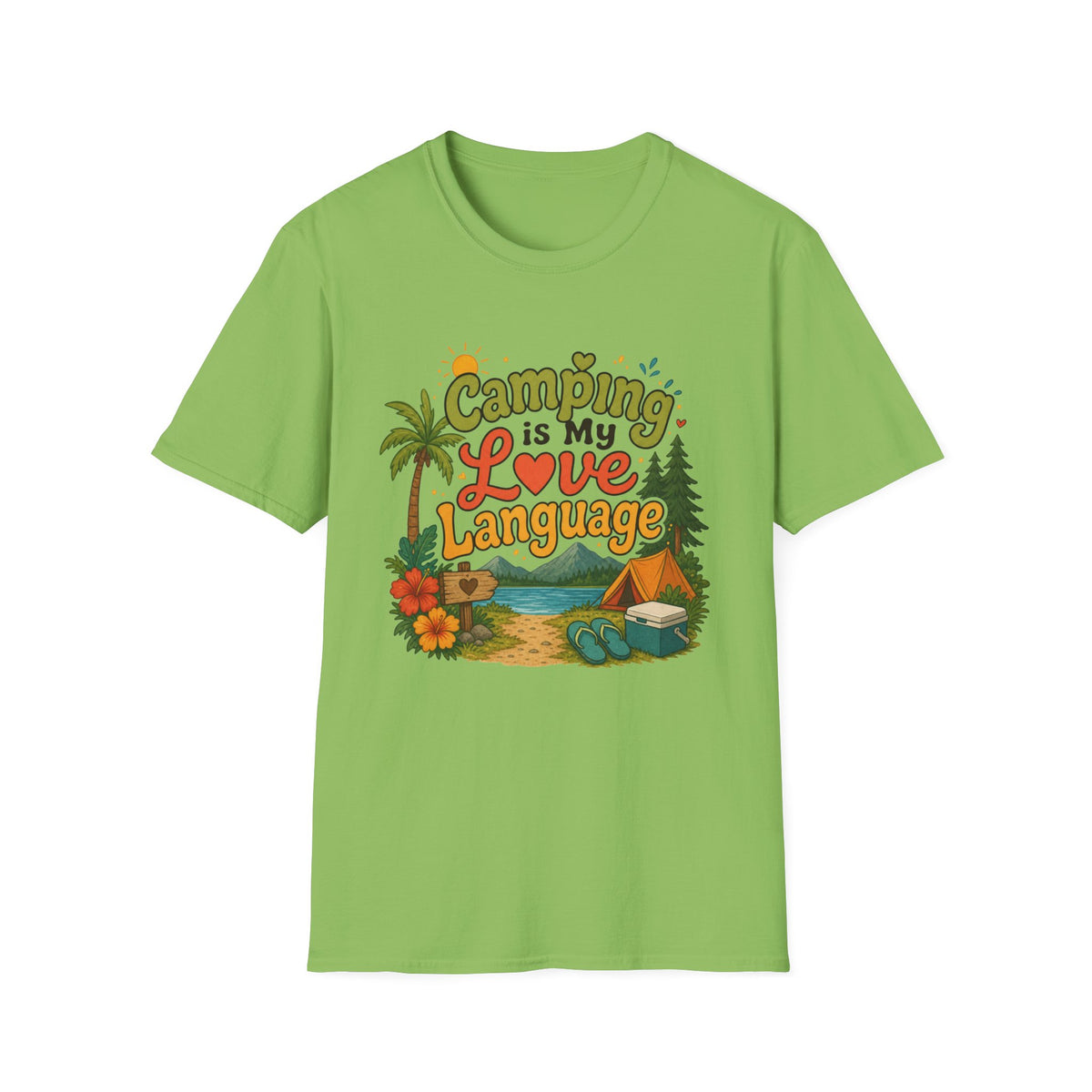 Camping Love Language T-Shirt