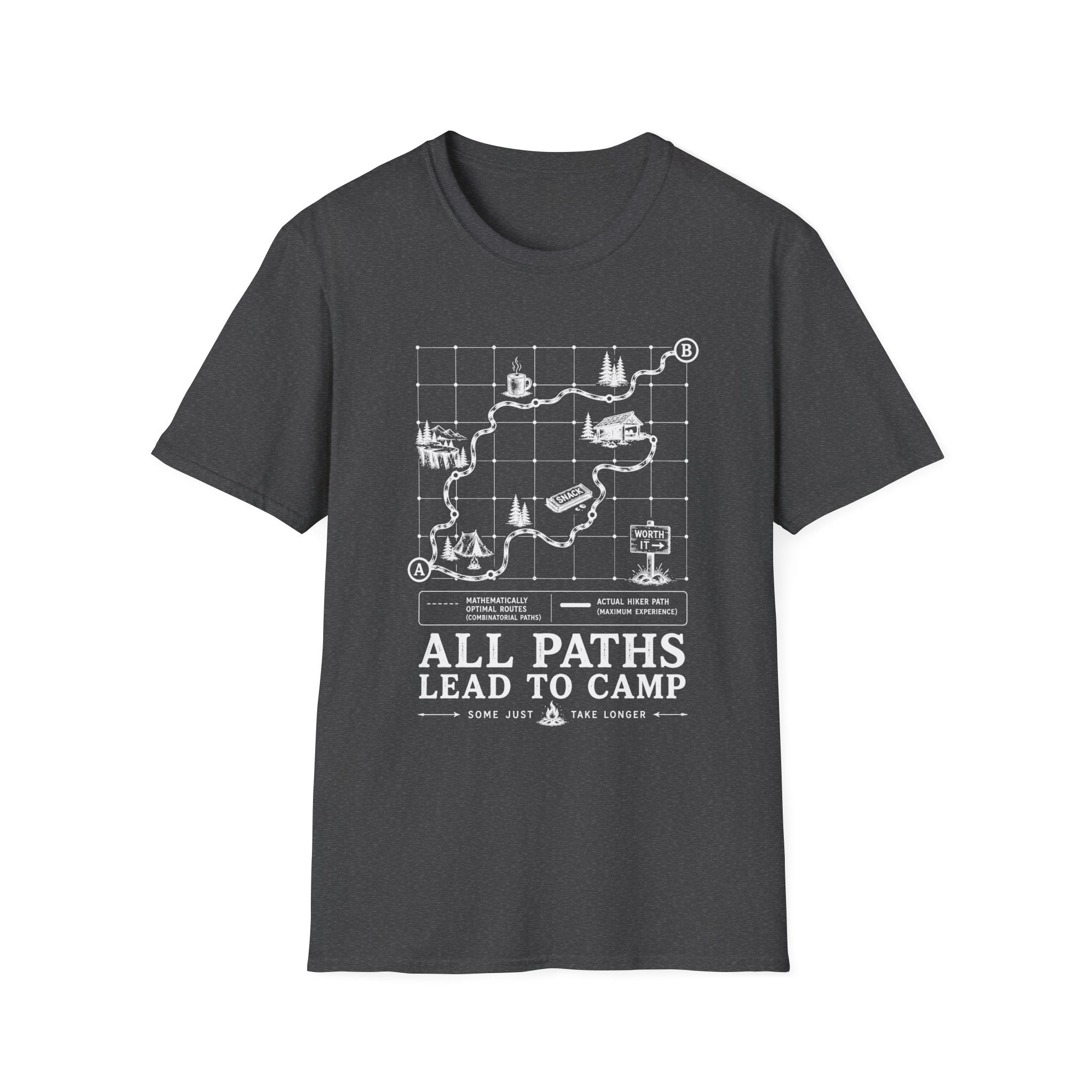 All Paths Lead to Camp T-Shirt
