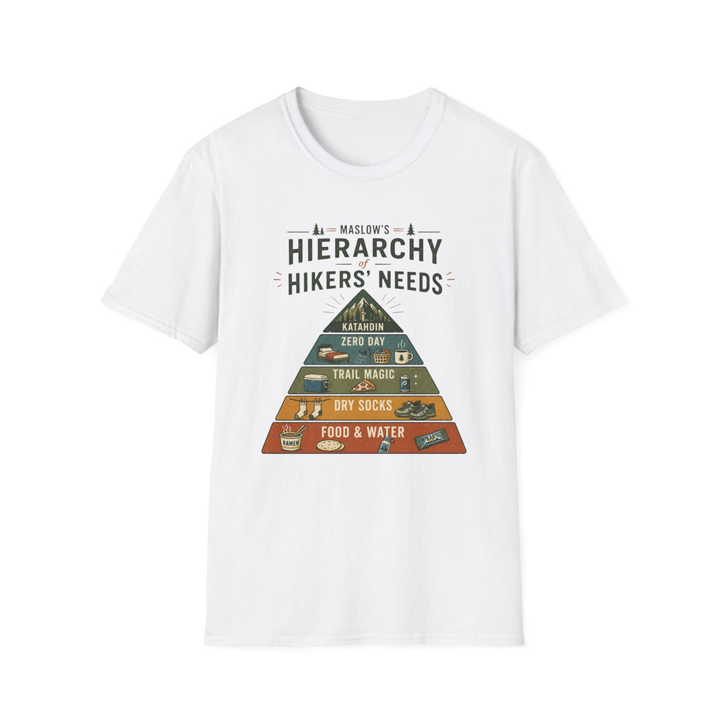 Maslows Hiker Needs T-Shirt