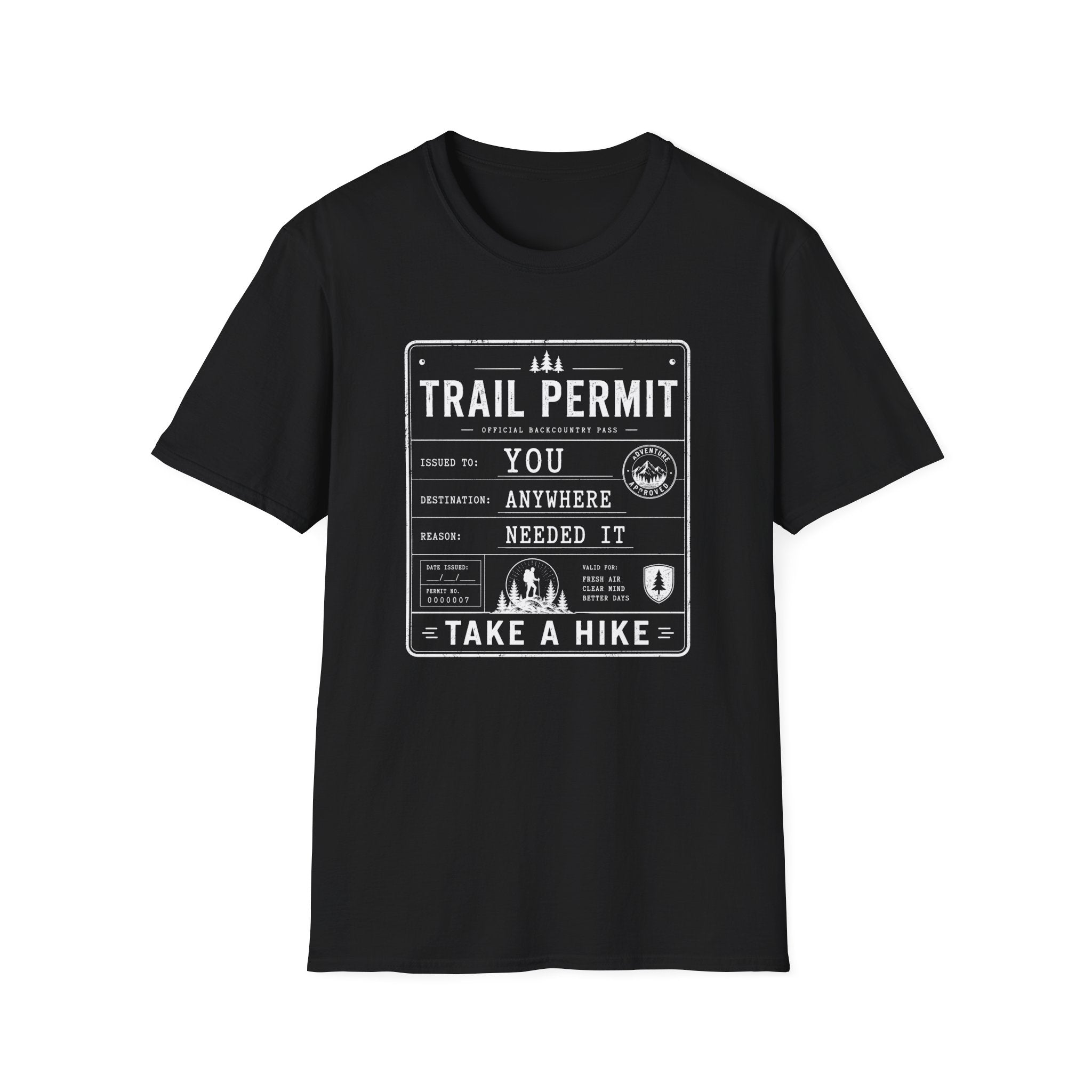 Take A Hike Permit T-Shirt
