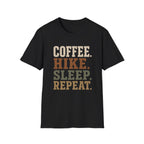 Coffee Hike Sleep Repeat T-Shirt