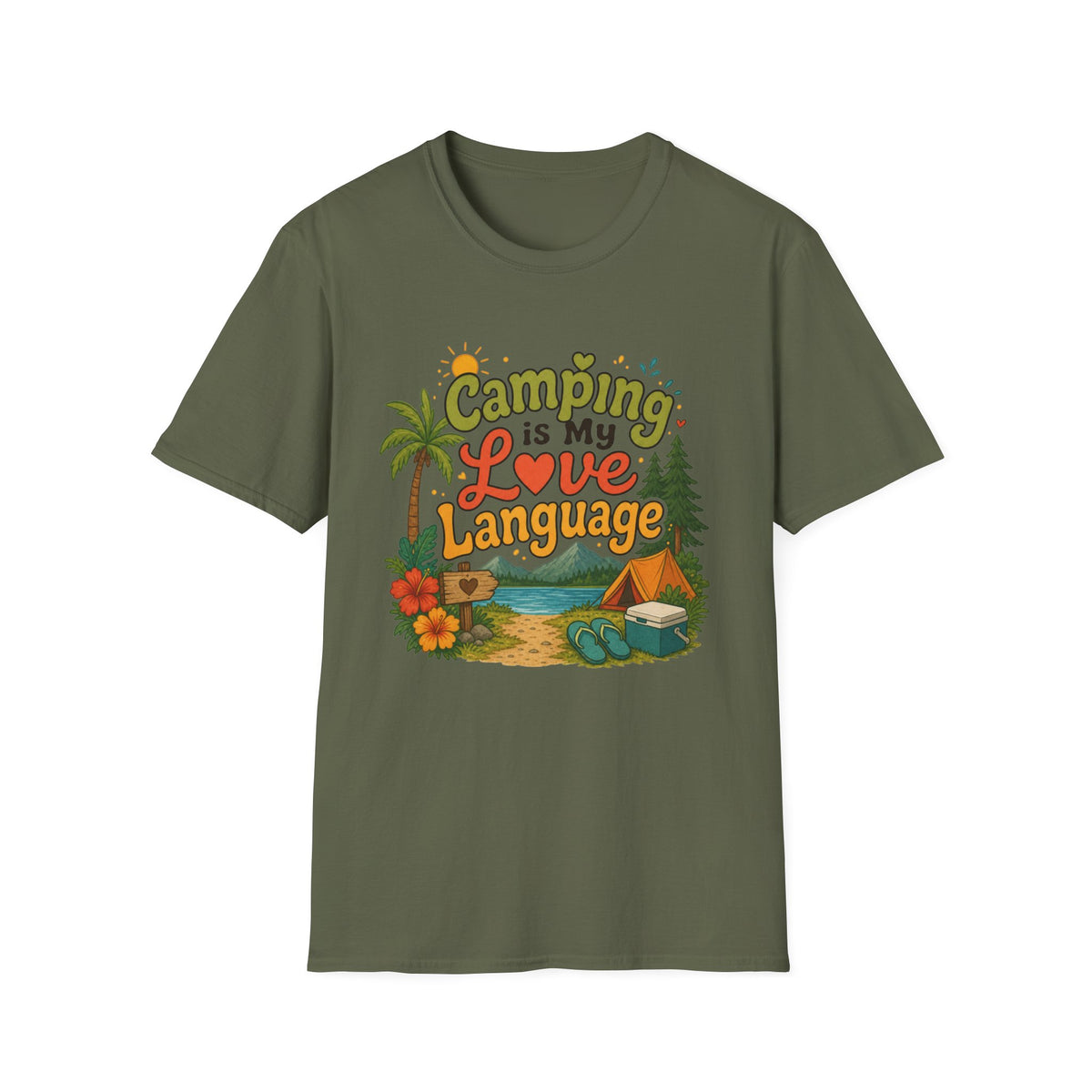 Camping Love Language T-Shirt