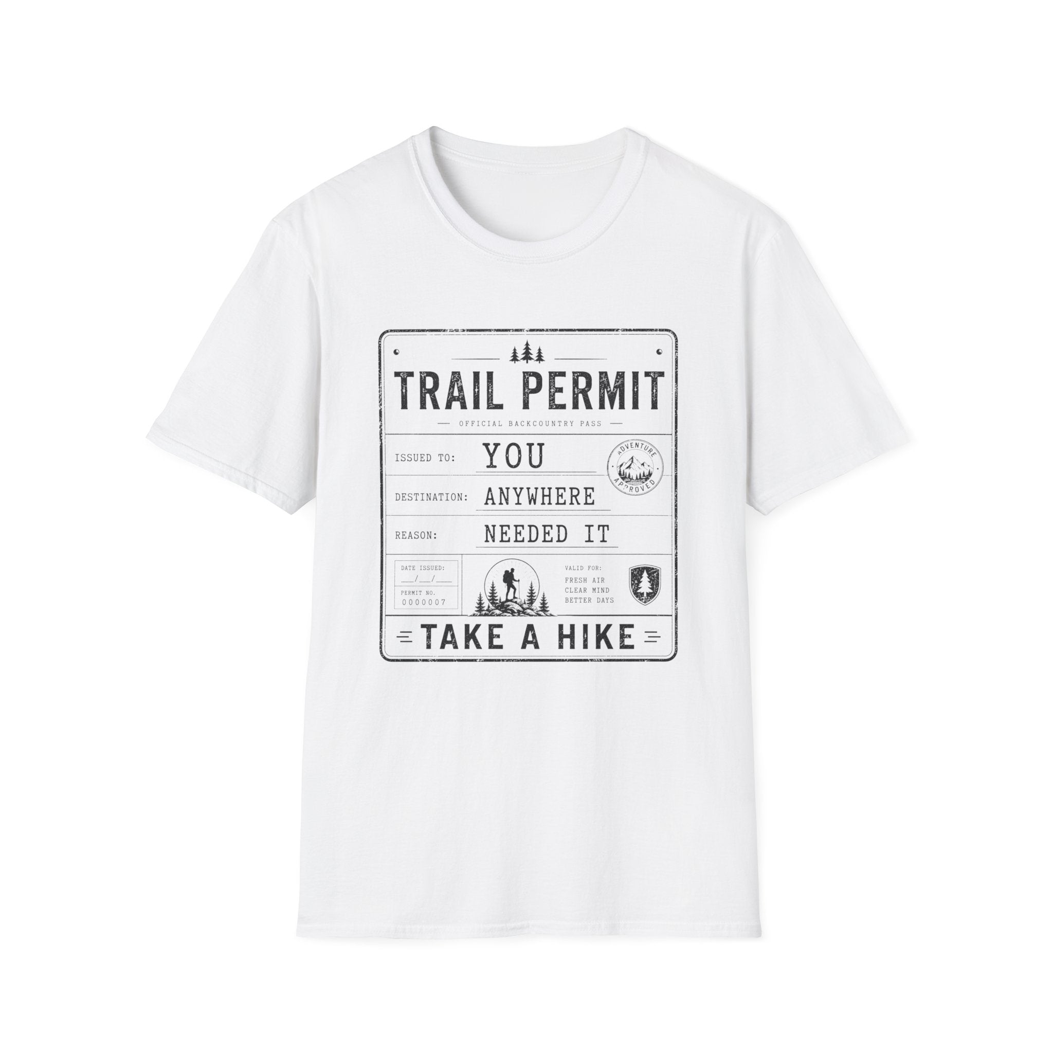 Take A Hike Permit T-Shirt