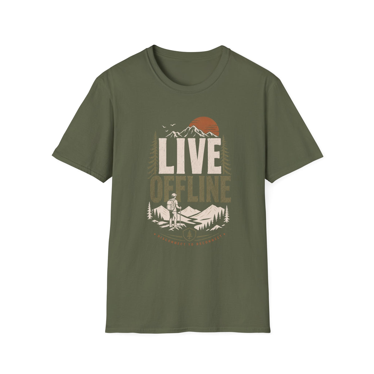 Live Offline Guy T-Shirt