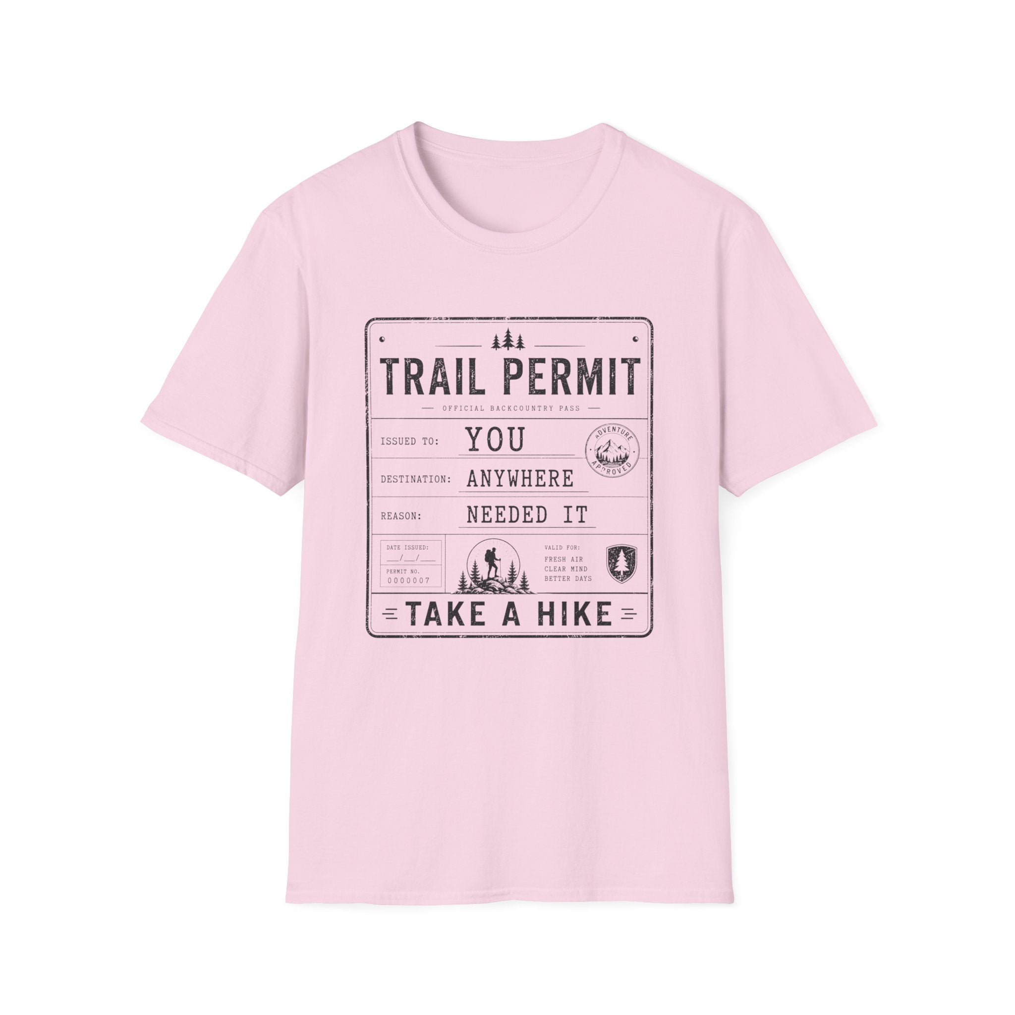 Take A Hike Permit T-Shirt