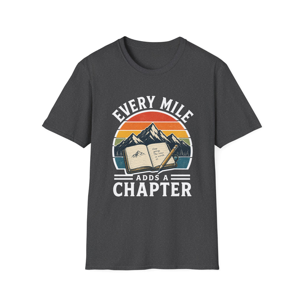 Every Mile Adds a Chapter Journal T-Shirt