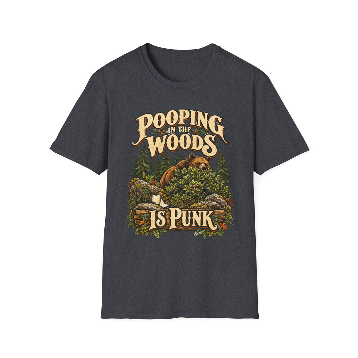 Pooping Woods Punk T-Shirt