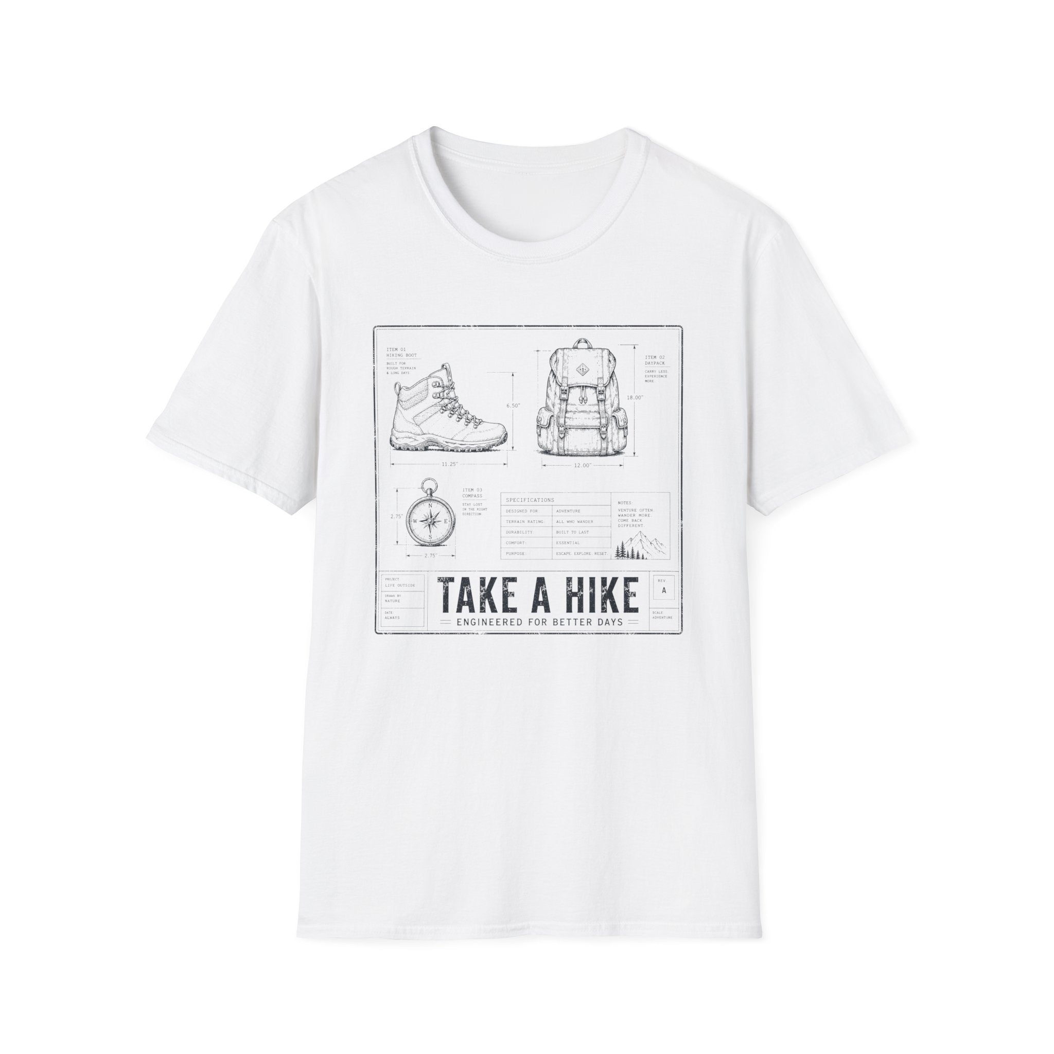 Take A Hike Engineer T-Shirt