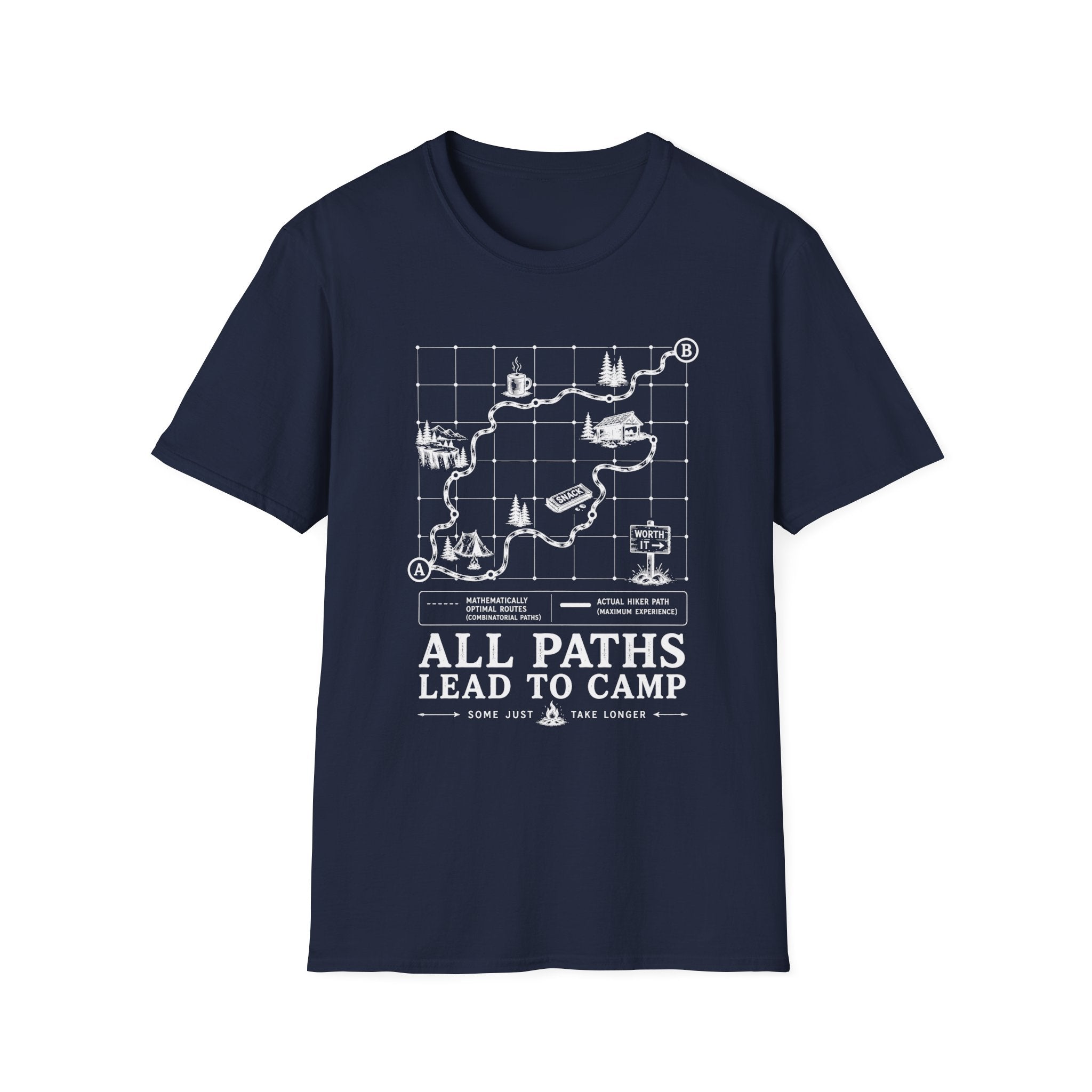 All Paths Lead to Camp T-Shirt
