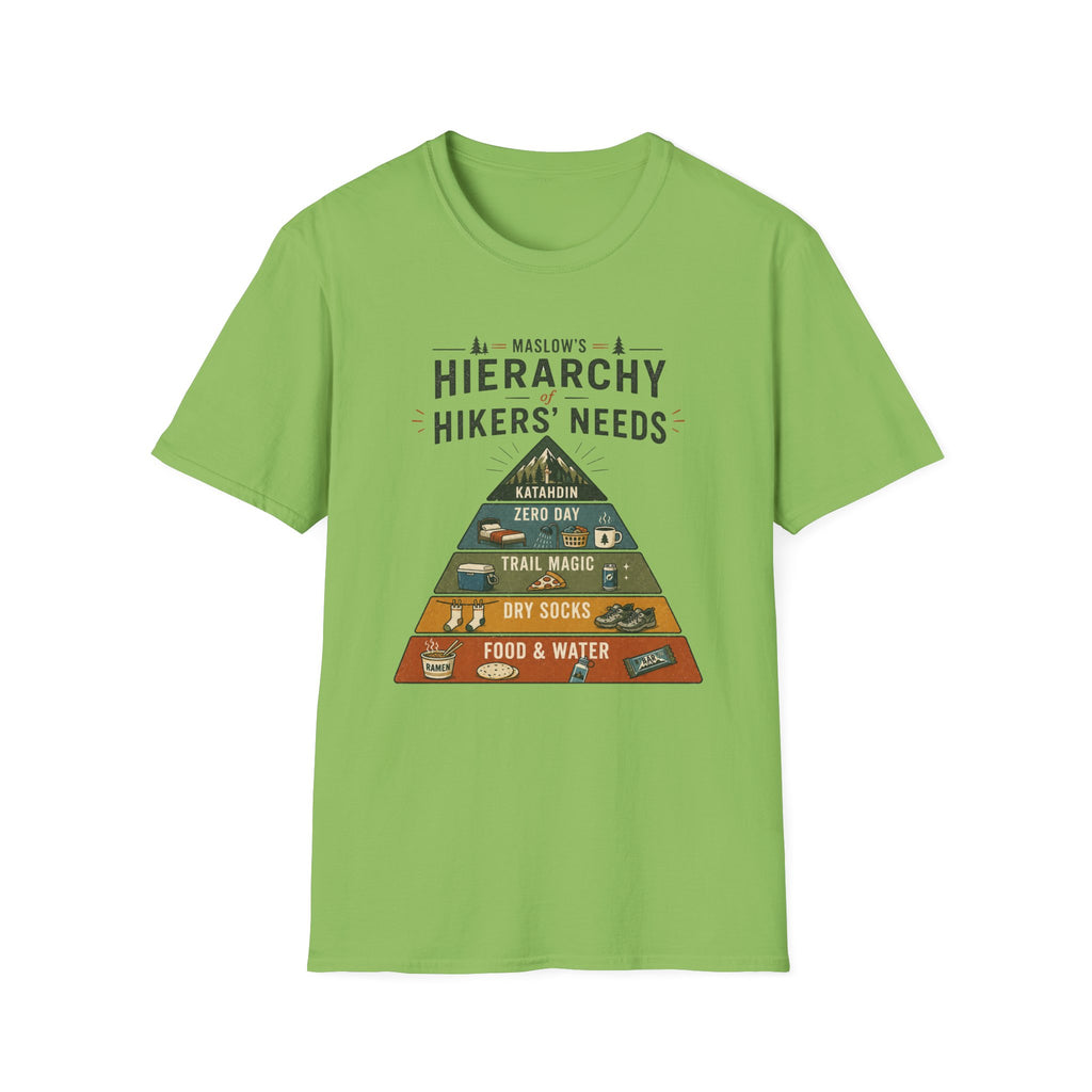 Maslows Hiker Needs T-Shirt