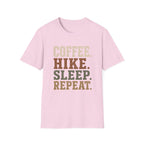 Coffee Hike Sleep Repeat T-Shirt