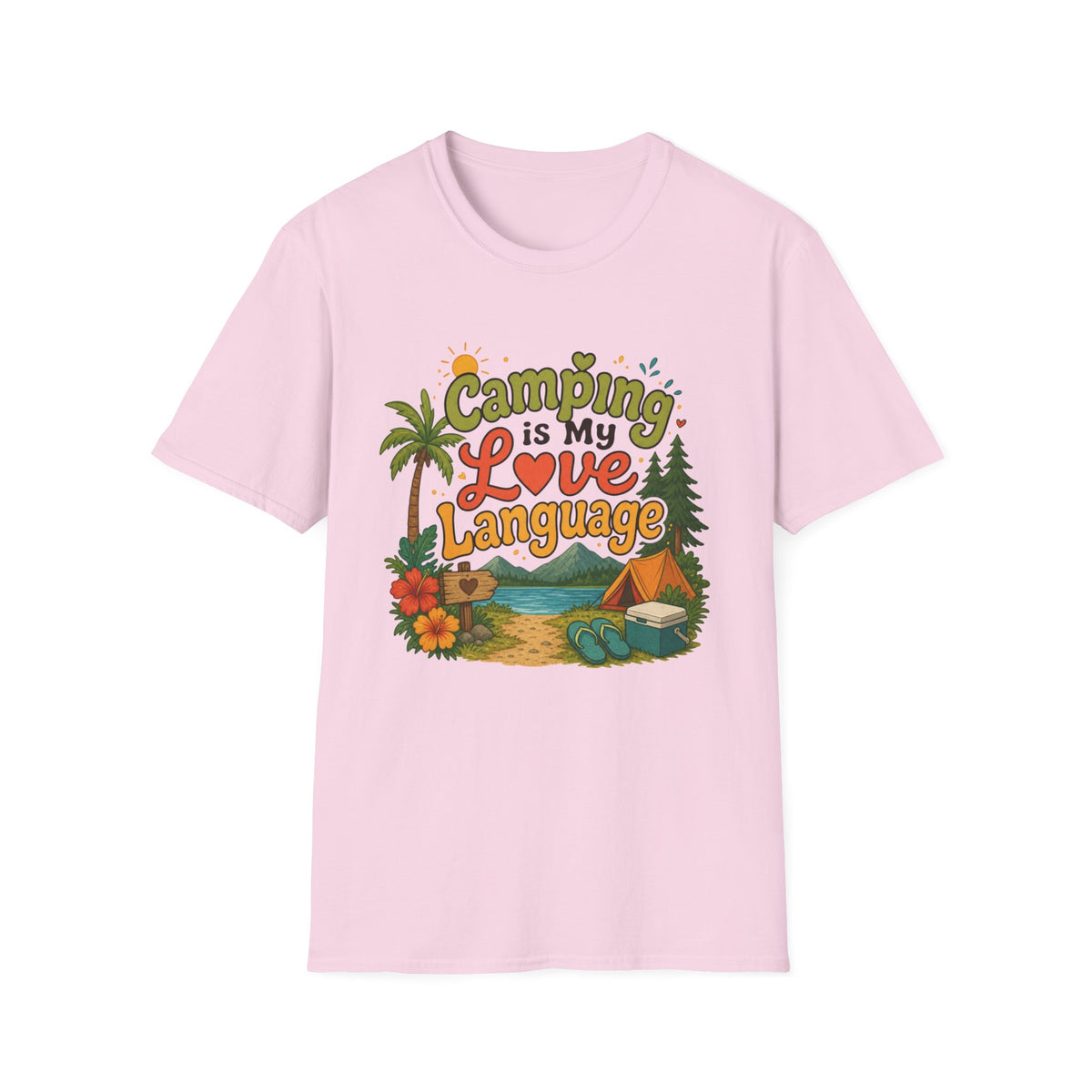 Camping Love Language T-Shirt