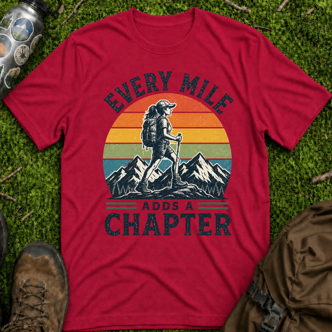Every Mile Adds a Chapter Woman T-Shirt