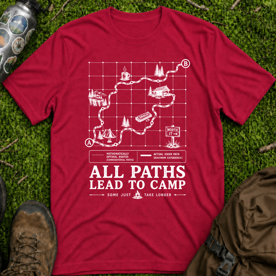 All Paths Lead to Camp T-Shirt