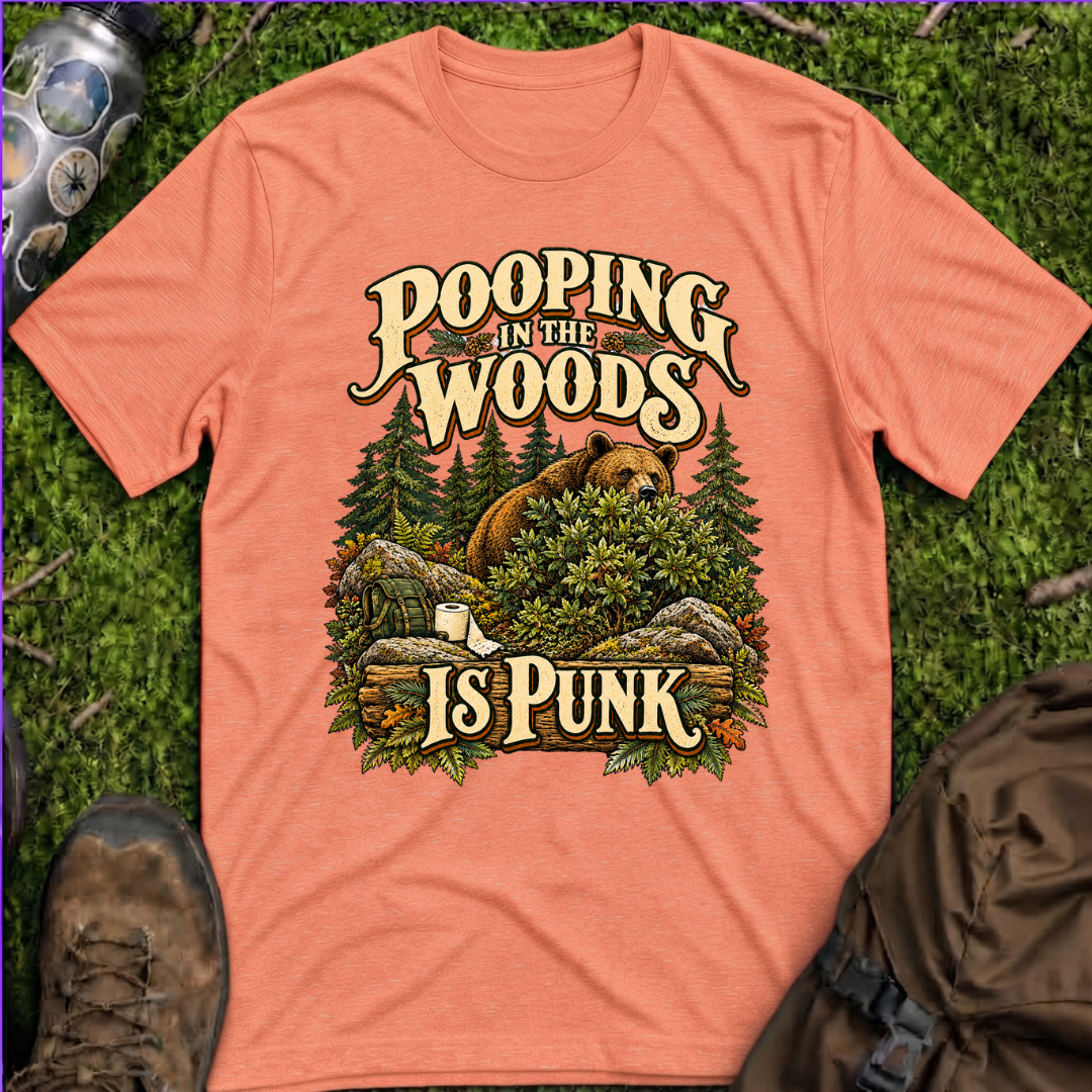 Pooping Woods Punk T-Shirt