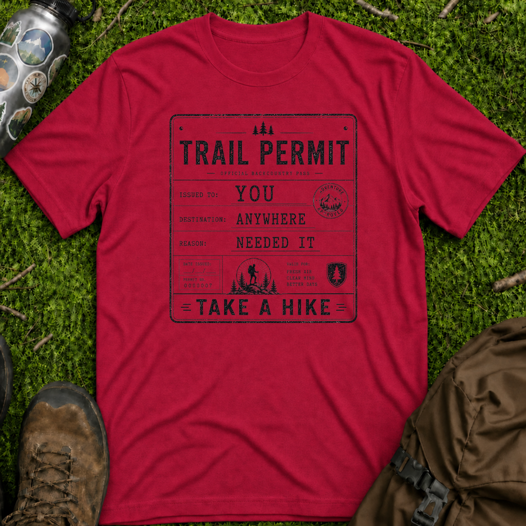 Take A Hike Permit T-Shirt