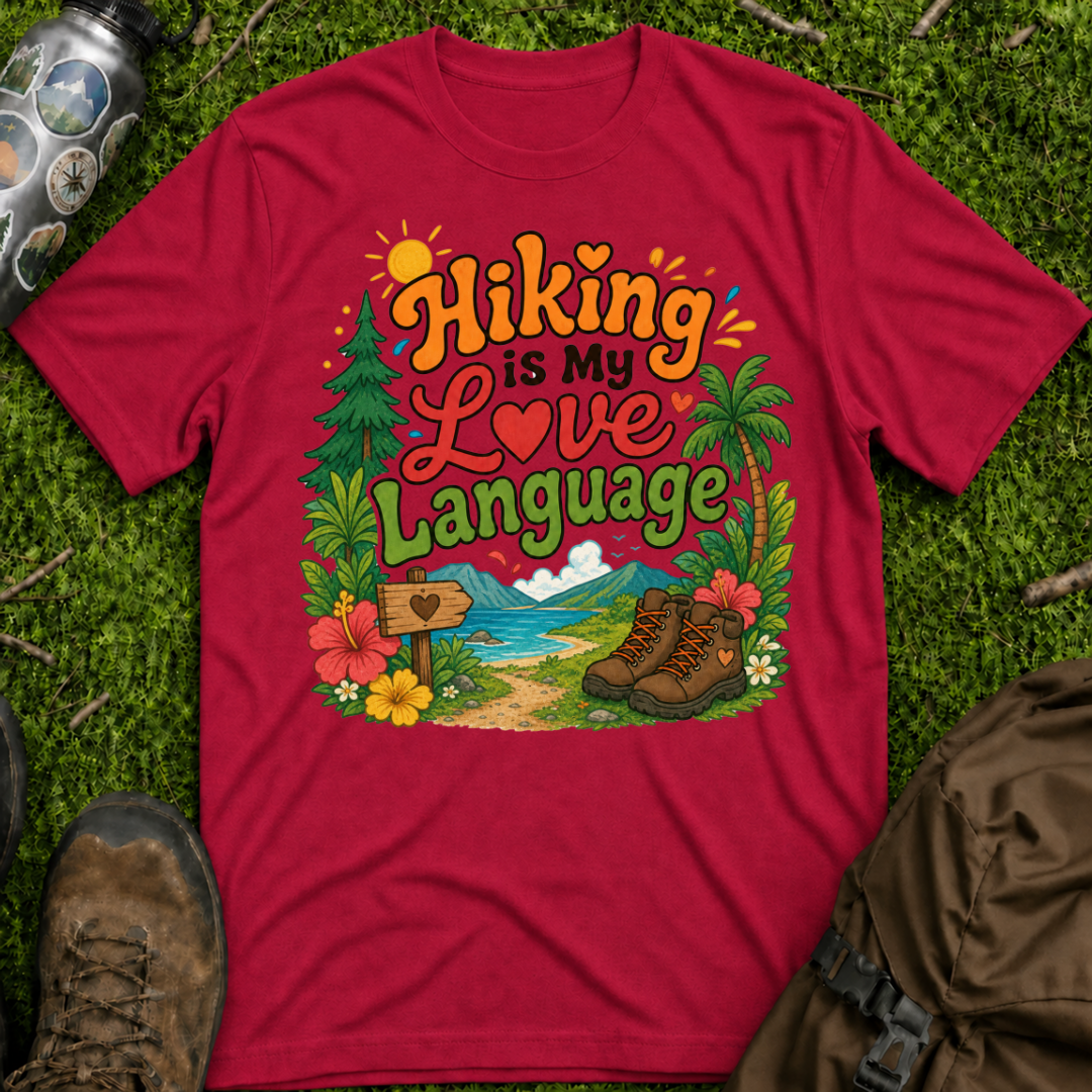 Hiking Love Language T-Shirt