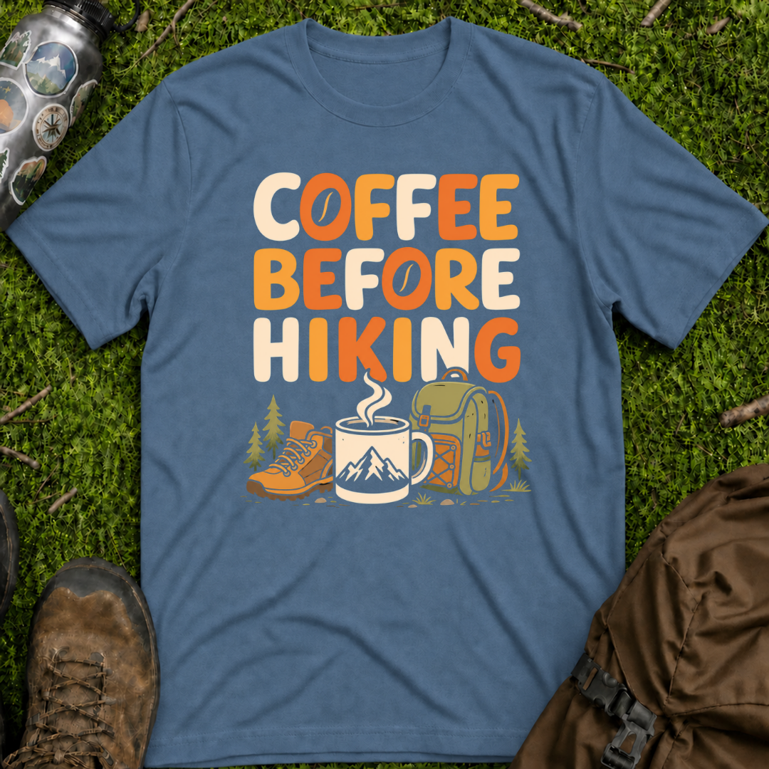 Coffee Before Hiking T-Shirt
