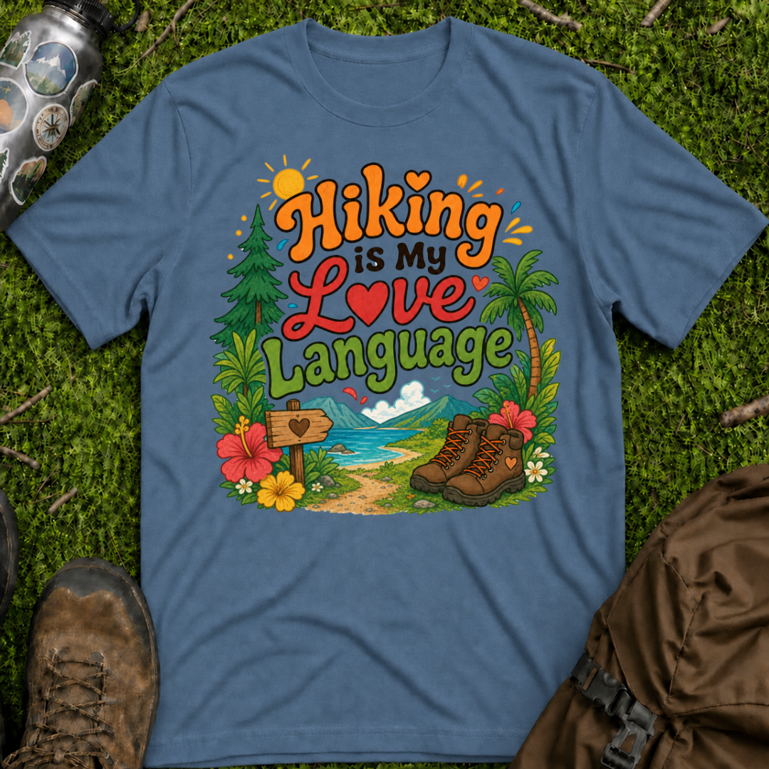 Hiking Love Language T-Shirt