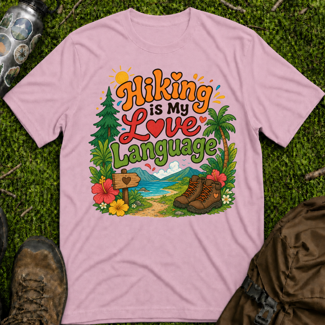 Hiking Love Language T-Shirt