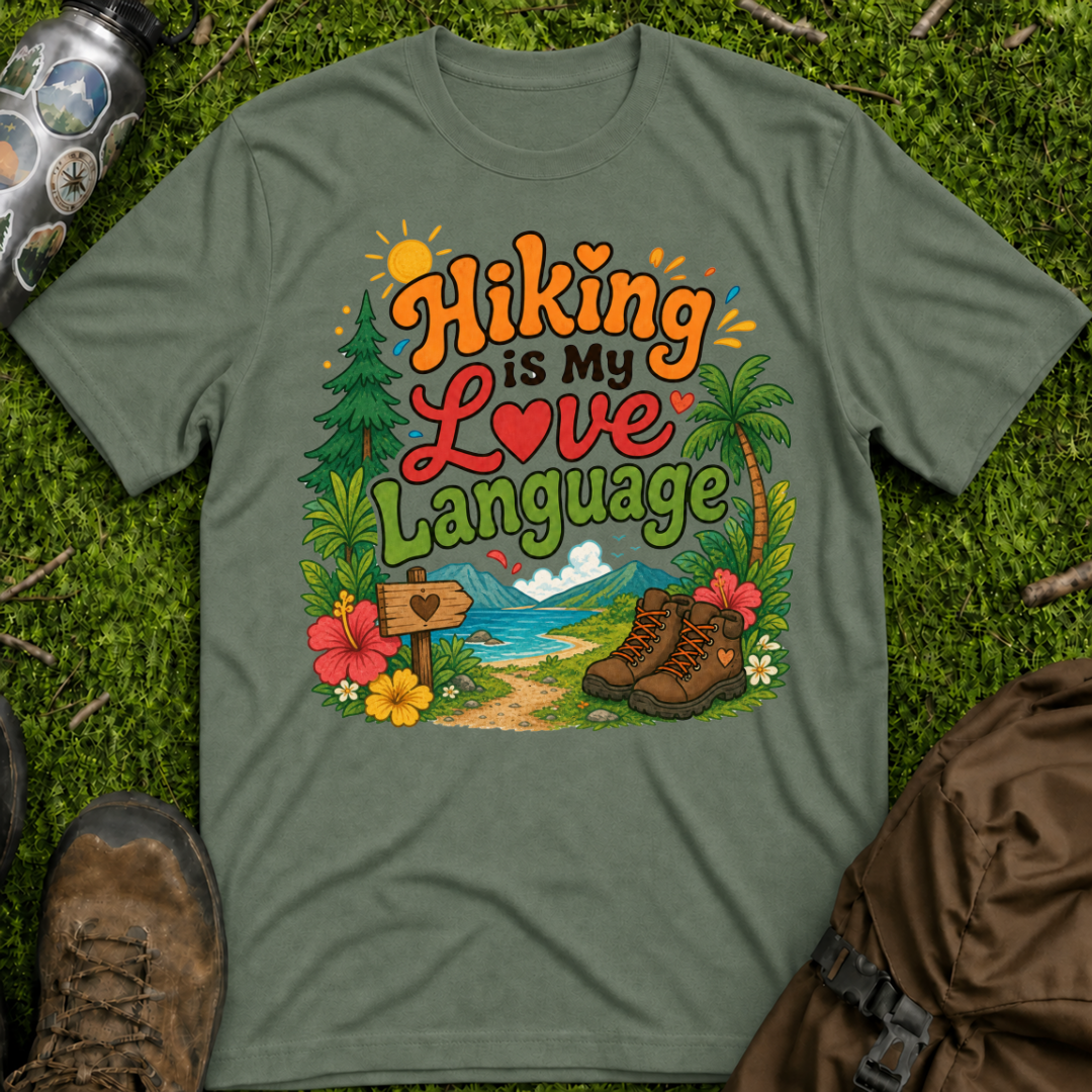 Hiking Love Language T-Shirt