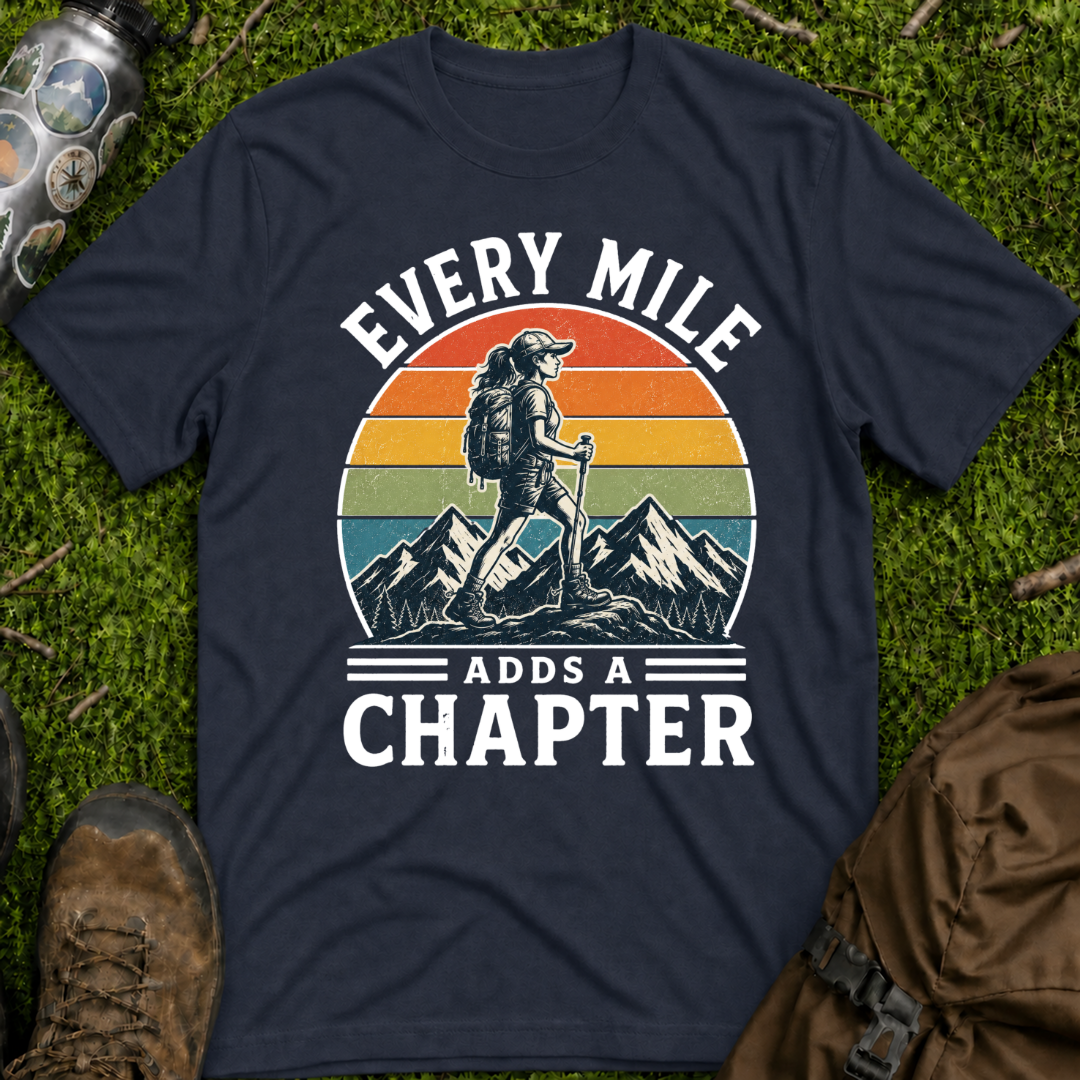 Every Mile Adds a Chapter Woman T-Shirt